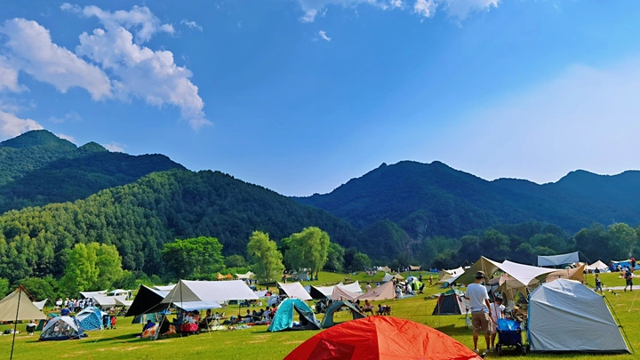 夏都延庆玉渡山美景