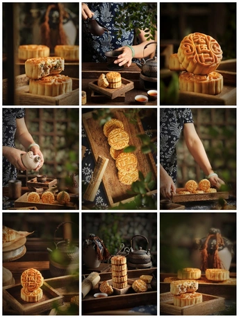 不同类型的食物的照片拼贴