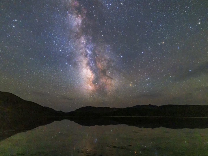 碎钻一样的星星