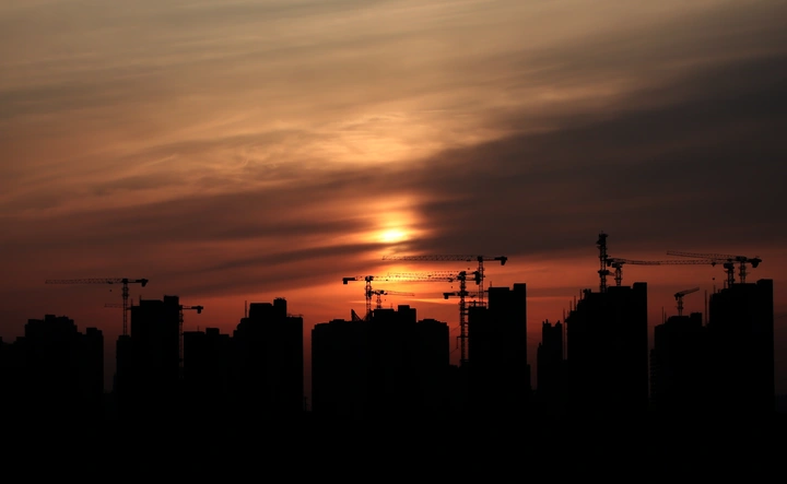 夕阳?