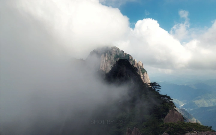手机镜头下的黄山风景