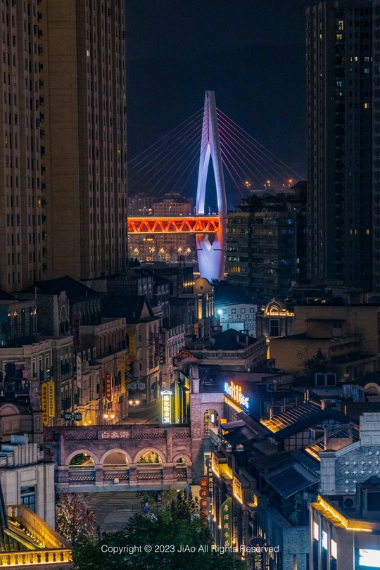 夜晚的城市 高楼大厦