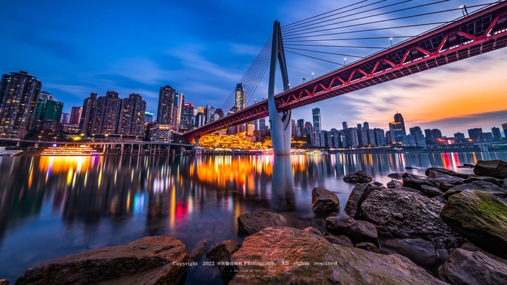 嘉陵江夜景