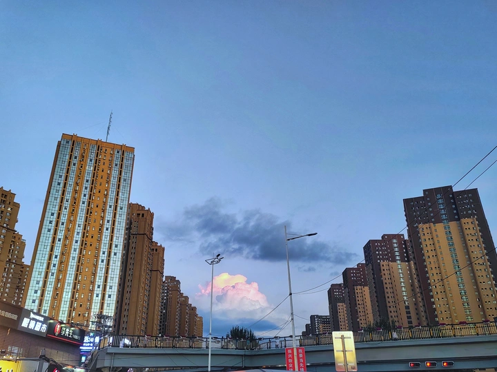 雨后天边晚霞