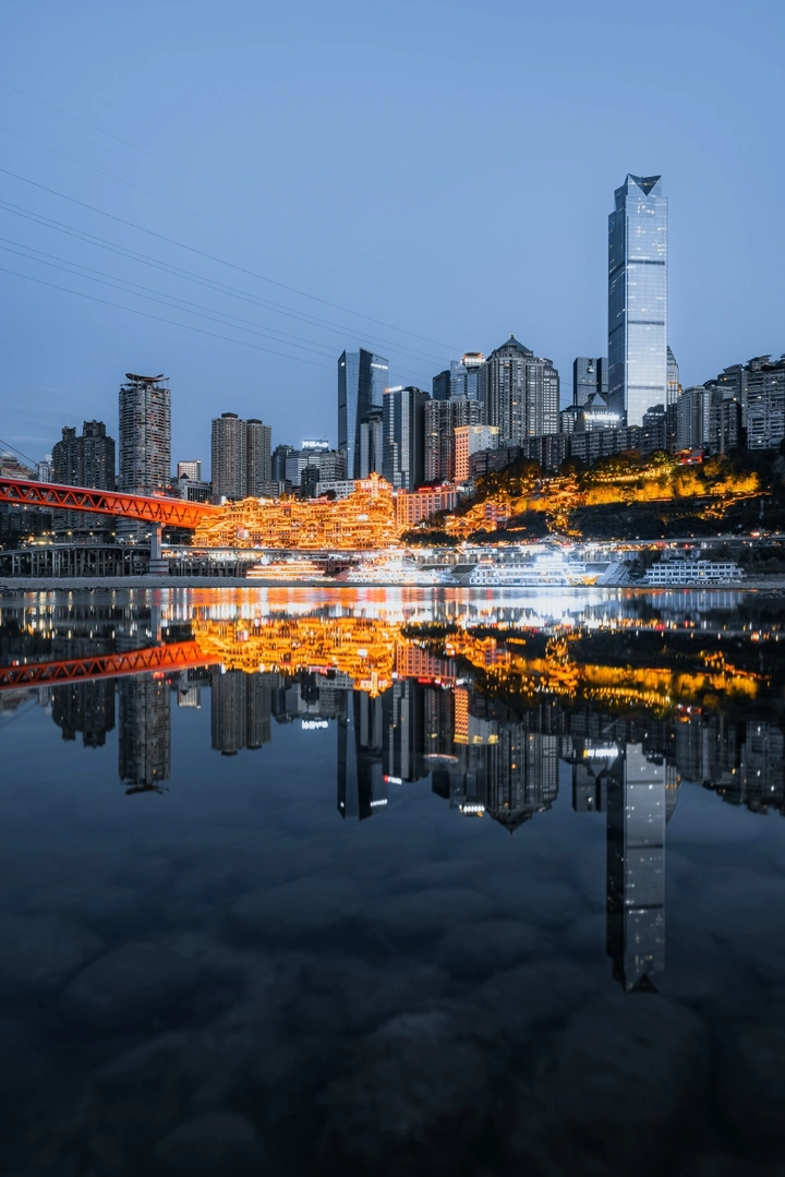 洪崖洞夜景；