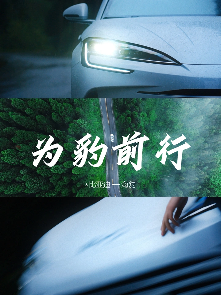 比亚迪海豹拍摄