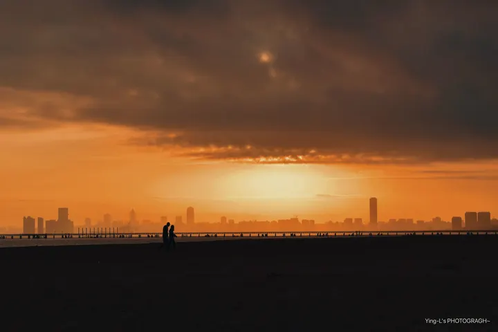 日出海口城的浪漫