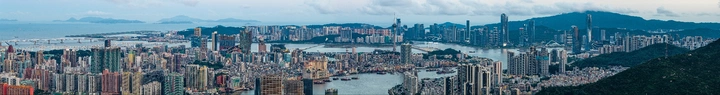 御4pro长焦下澳门横琴全景图