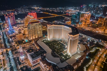 拉斯维加斯夜晚strip夜景