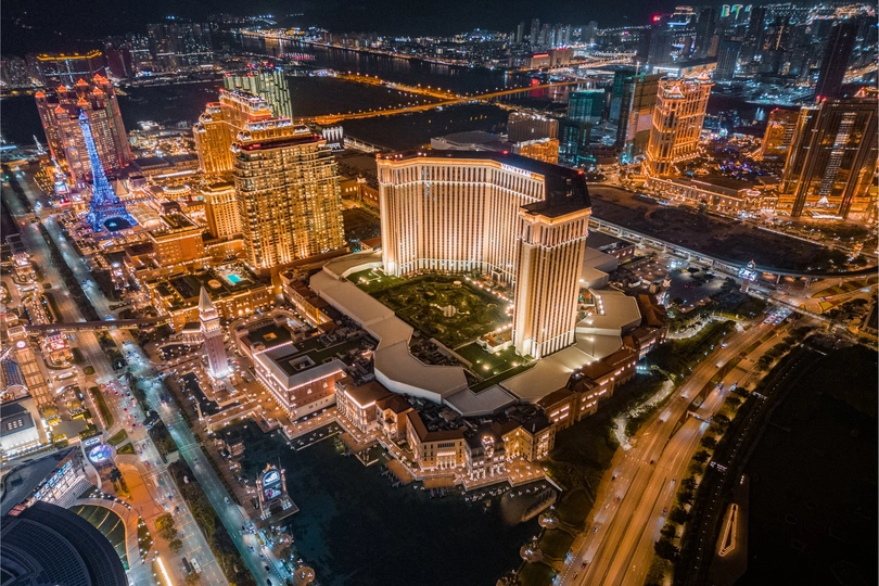 拉斯维加斯夜晚strip夜景