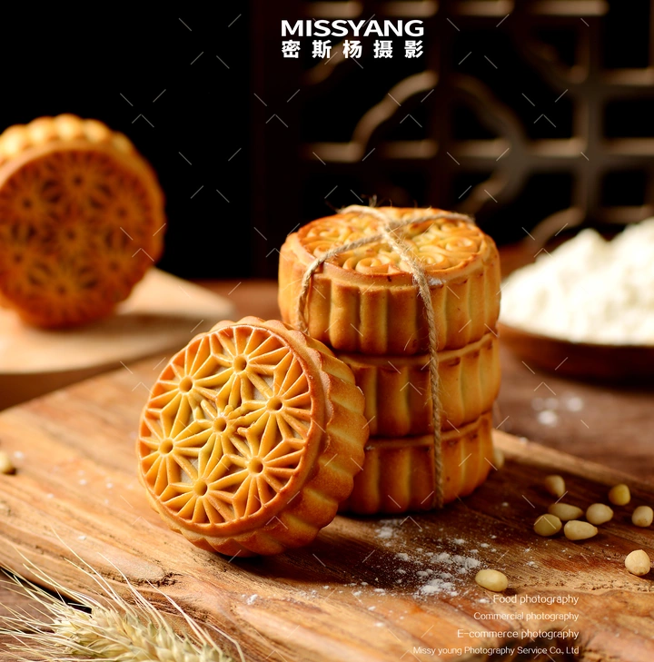 五仁月饼拍摄|美食摄影|电商摄影|烘焙甜点×郑州密斯杨