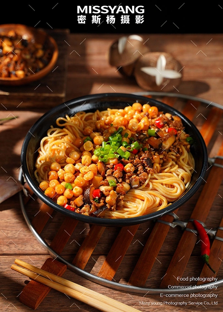 豌杂面 肉酱拌面拍摄 郑州密斯杨 美食摄
