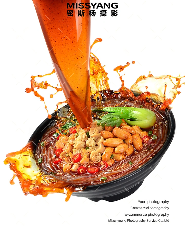 美食摄影速食包装图拍摄