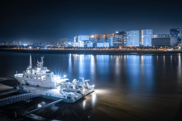 宁波夜景城市