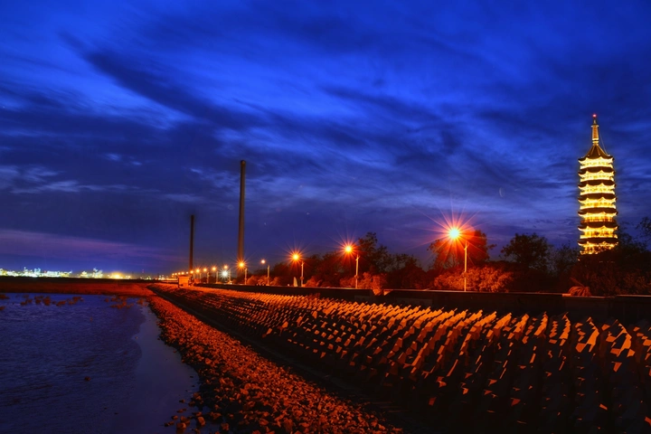 ＃海湾夜景＃
