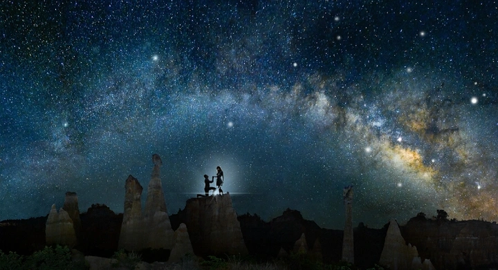星空下的浪漫