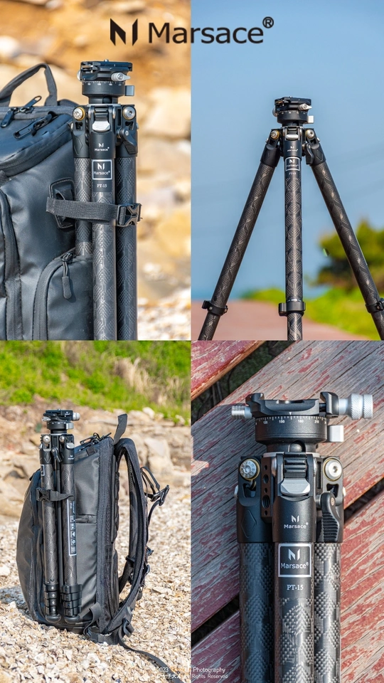 三脚架、相机和包