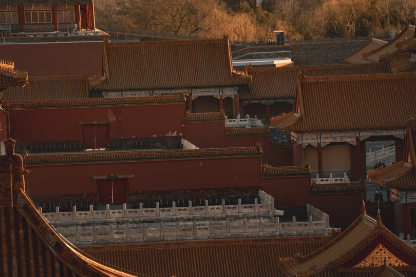 大型城市的建筑物屋顶