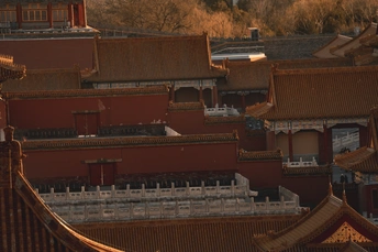 大型城市的建筑物屋顶