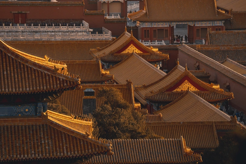 大型城市的建筑物屋顶