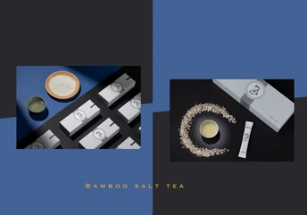 蓝色背景上不同物品的一系列图片