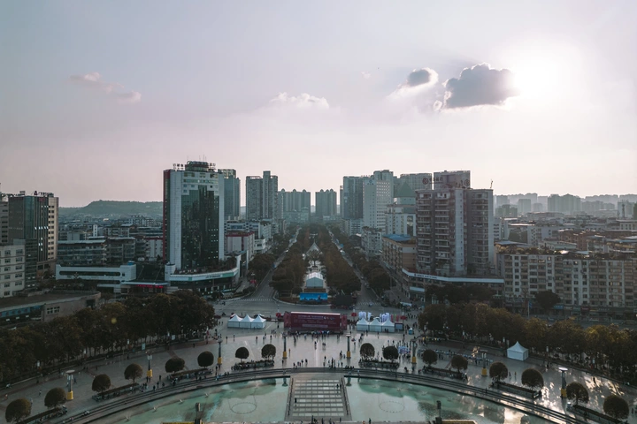 思源广场风景