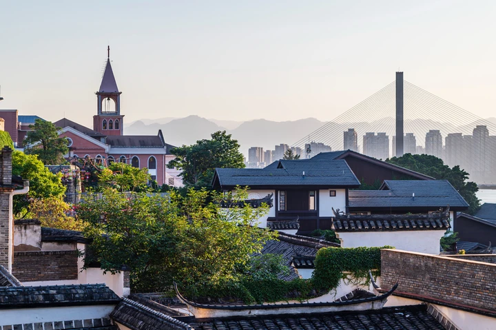 福州烟台山旅游景区景观