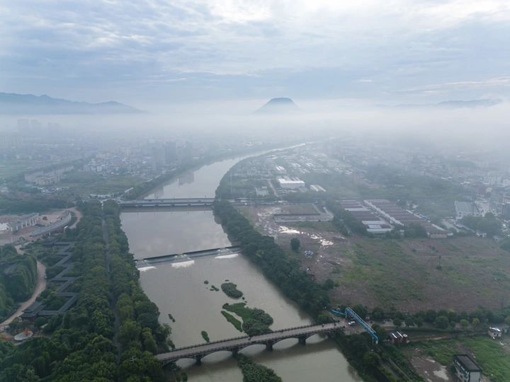 横店航拍风景