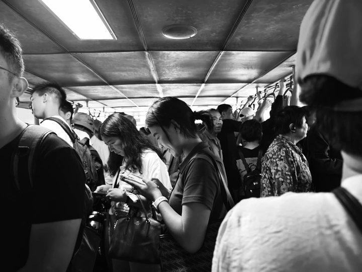 轮渡上
