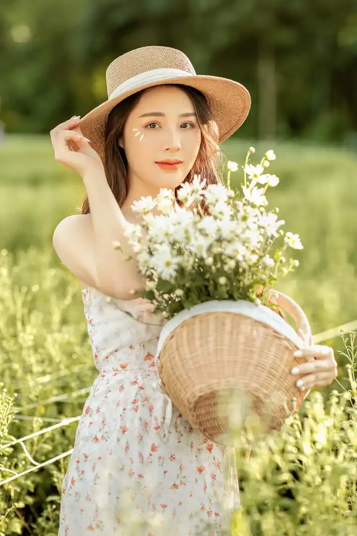 美女外景人像写真