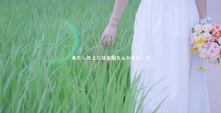 風と話す女の子