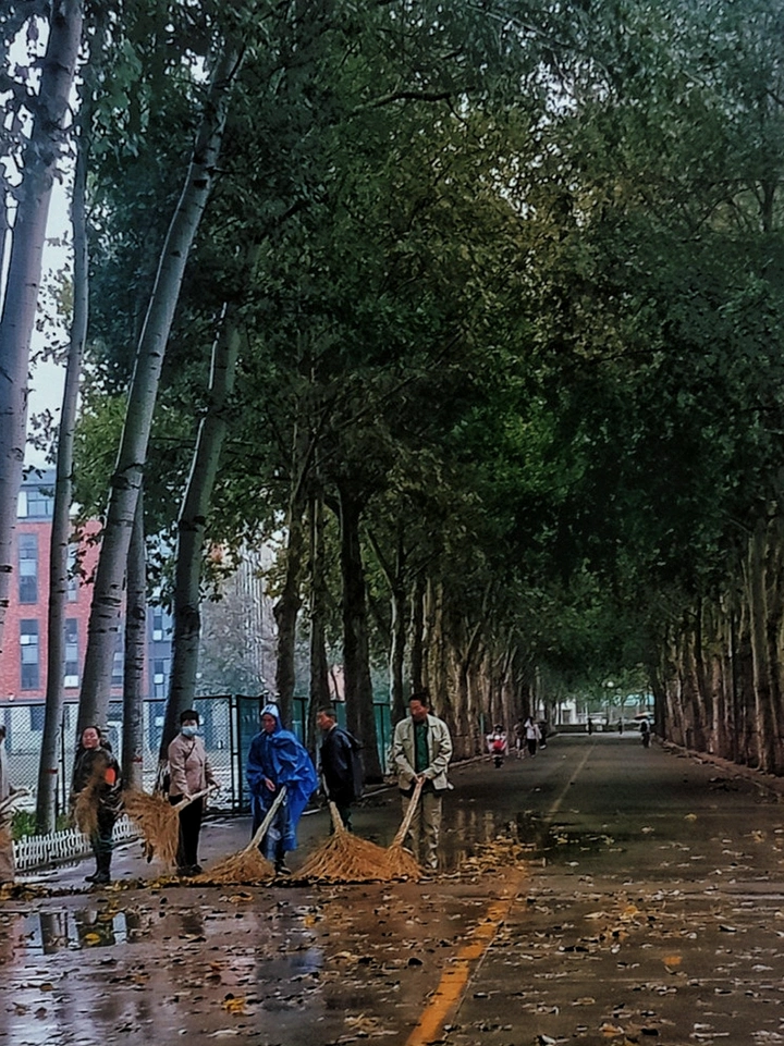 不要被困在雨里