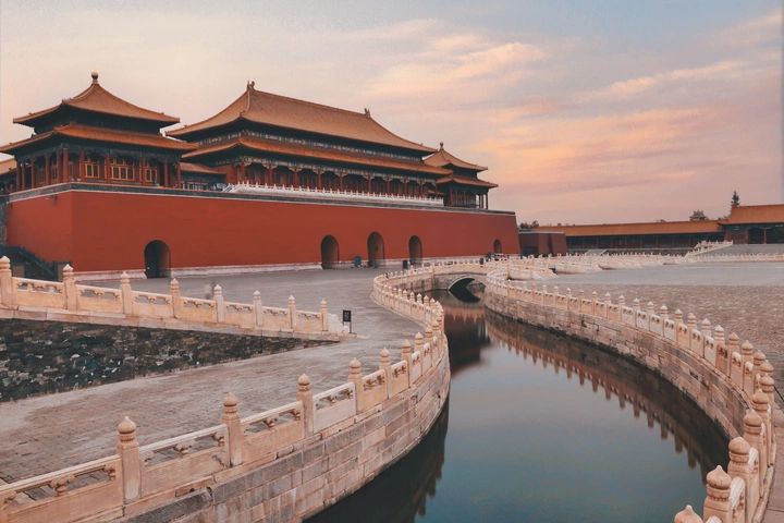 日落紫禁城