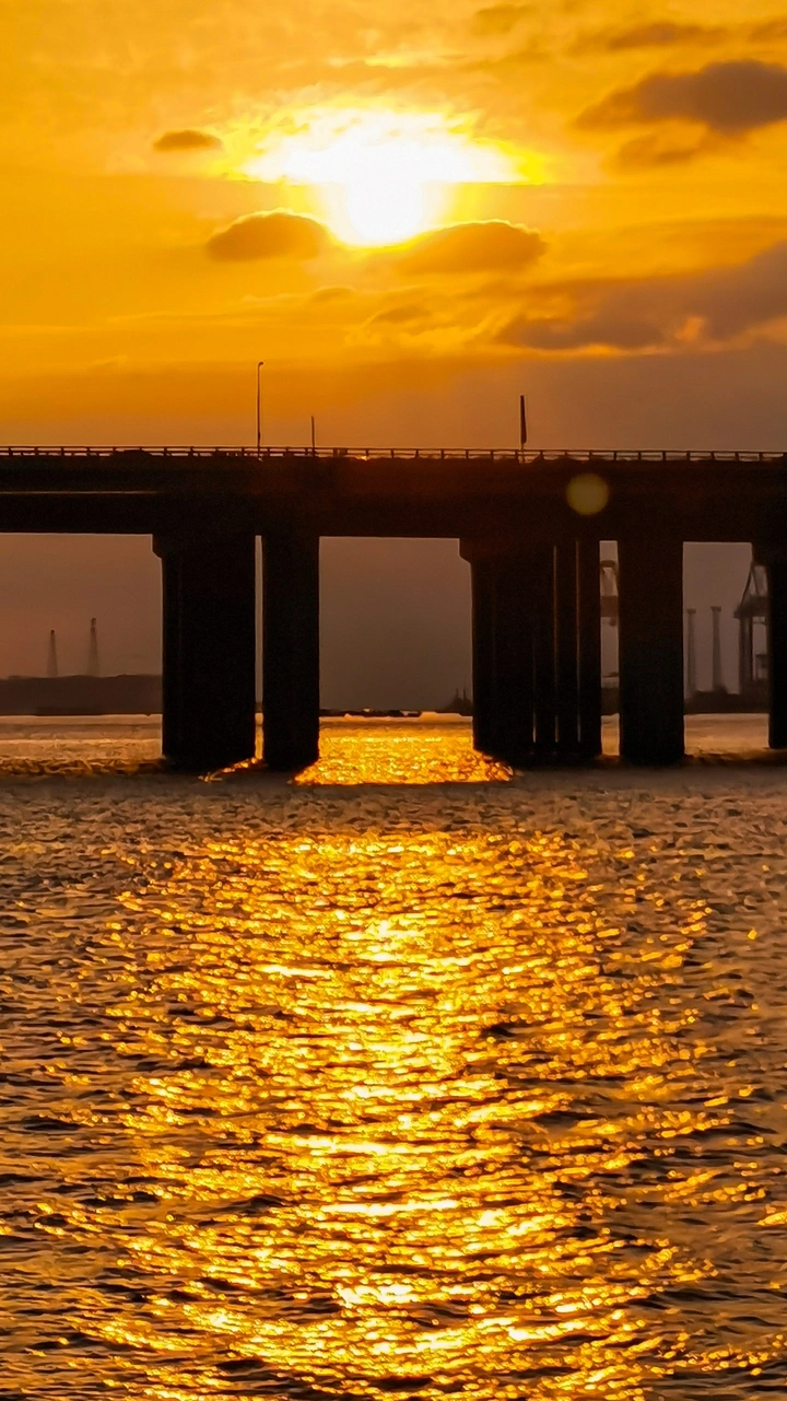 深圳前海石公园夕阳美景