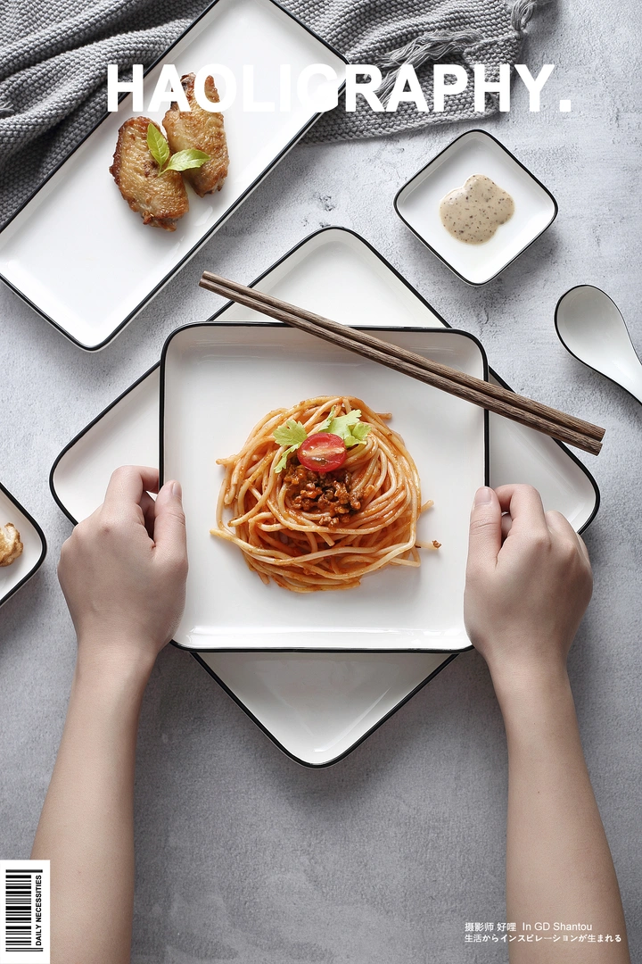 家居日用——陶瓷方盘『好哩出品』