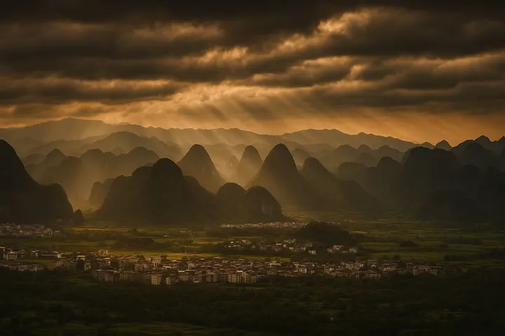 雨后的黄昏