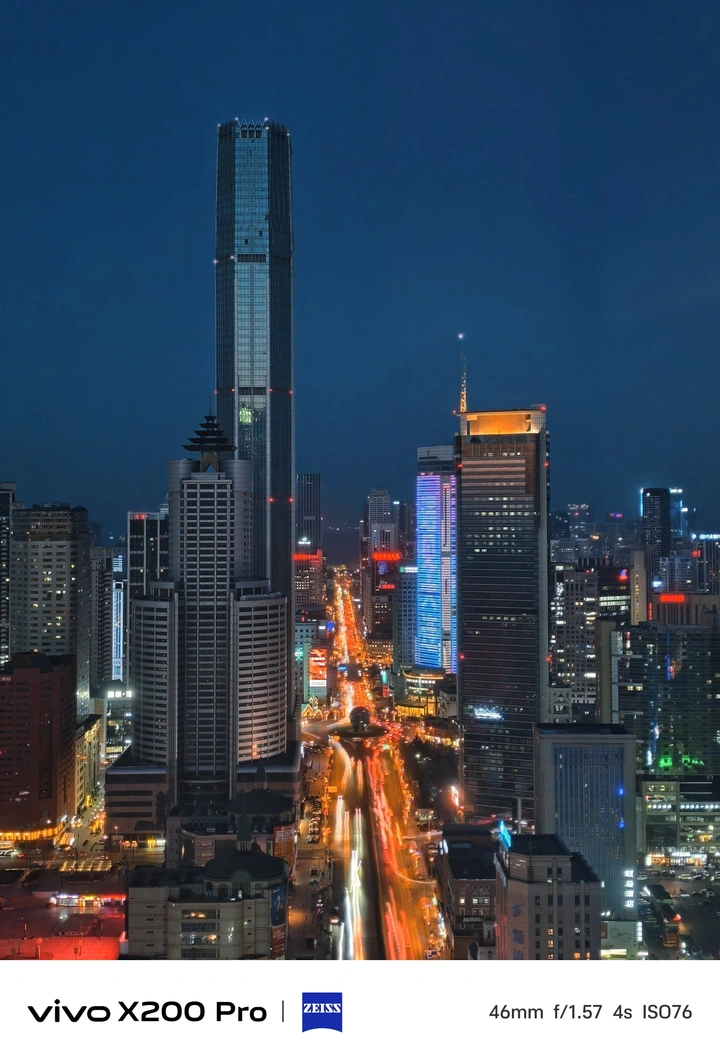 大连城市中轴线夜景