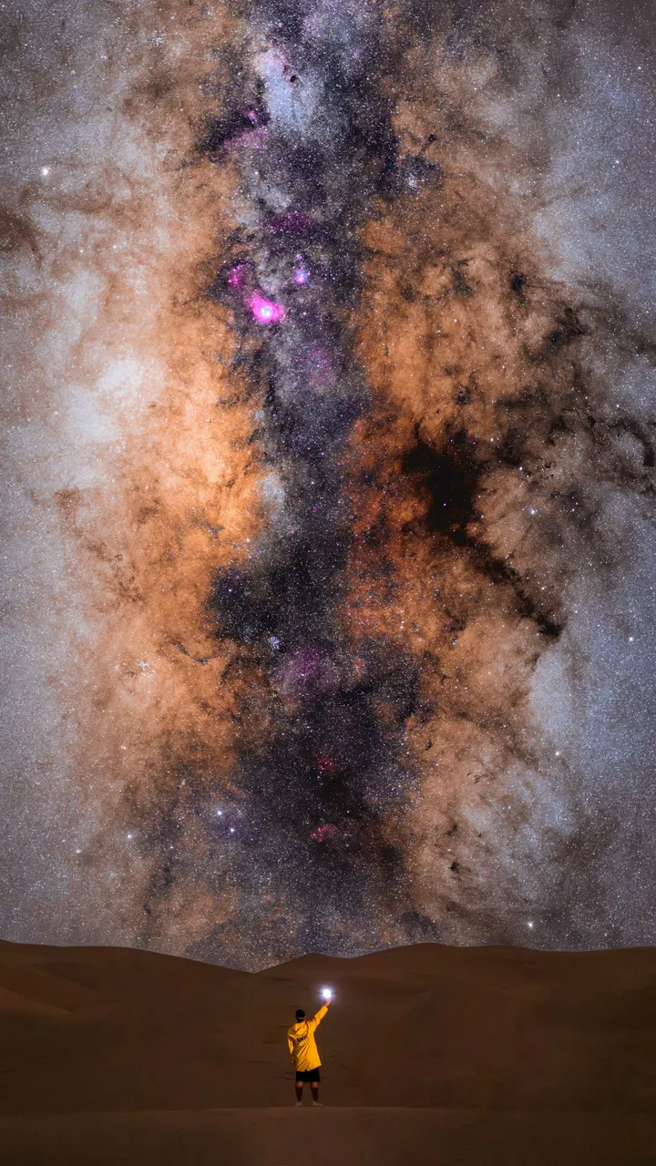 星空下的追星人
