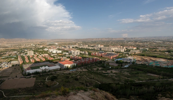 兰州大学全景图
