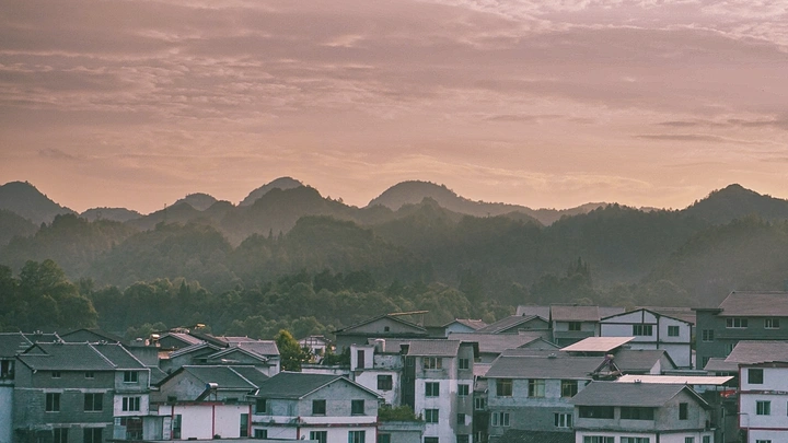 夕阳小镇