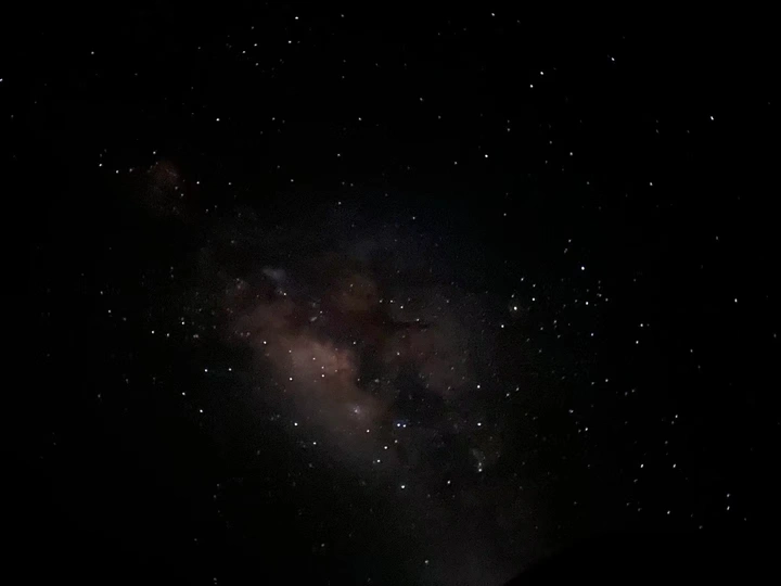 星空 天空中有很多星星