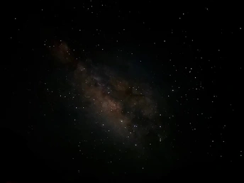 星空长时间曝光 星星