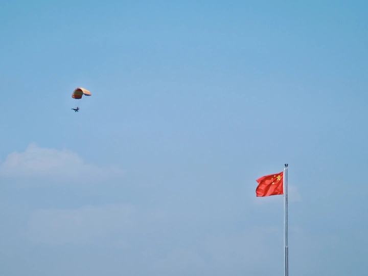 滑翔伞的风采