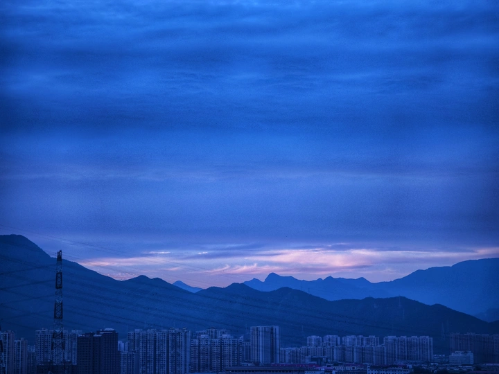 晚霞满天