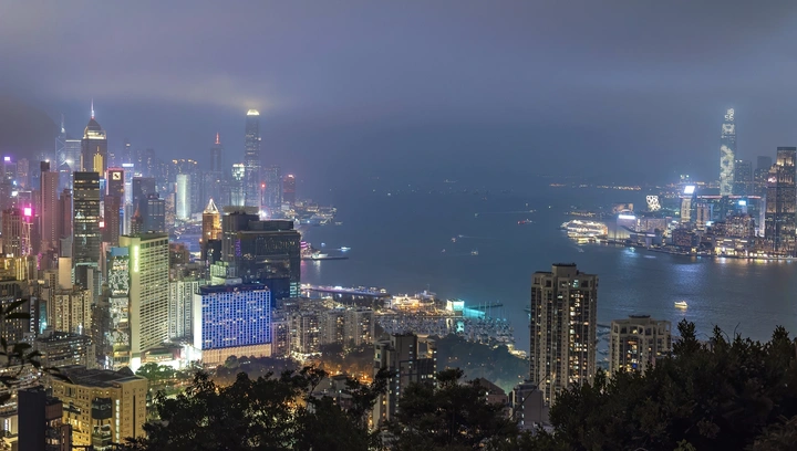 宝马山夜景