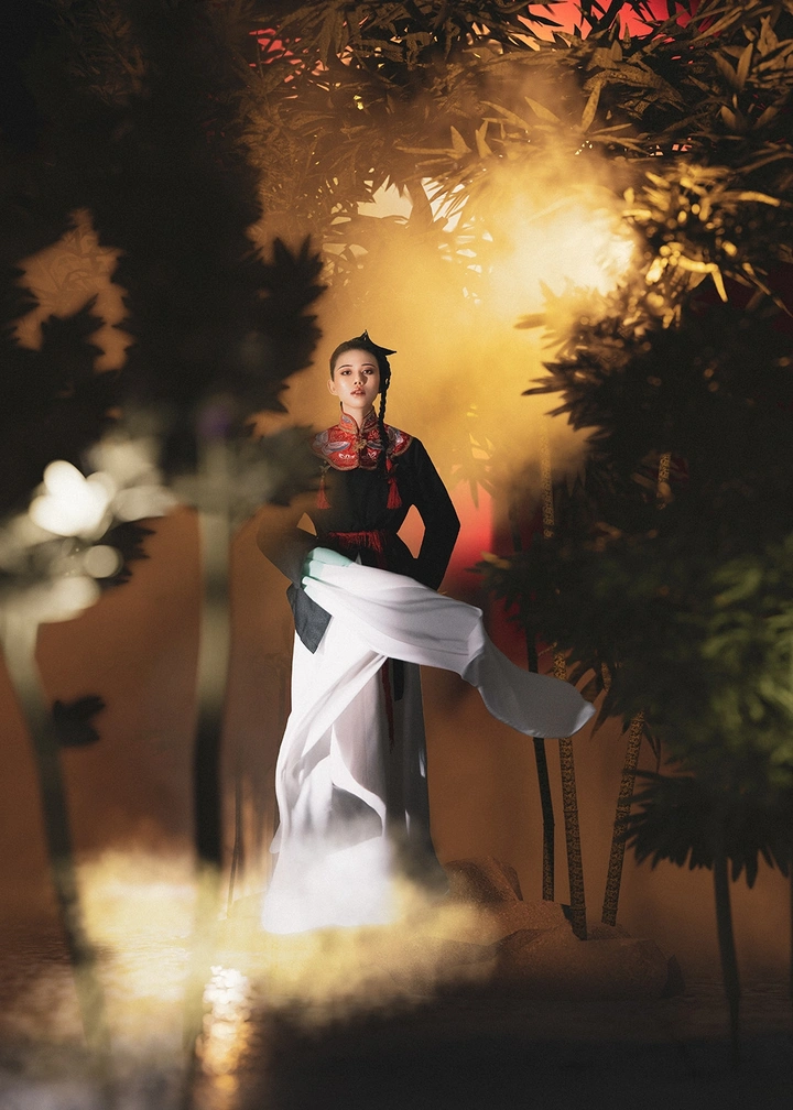 丁达尔与水袖