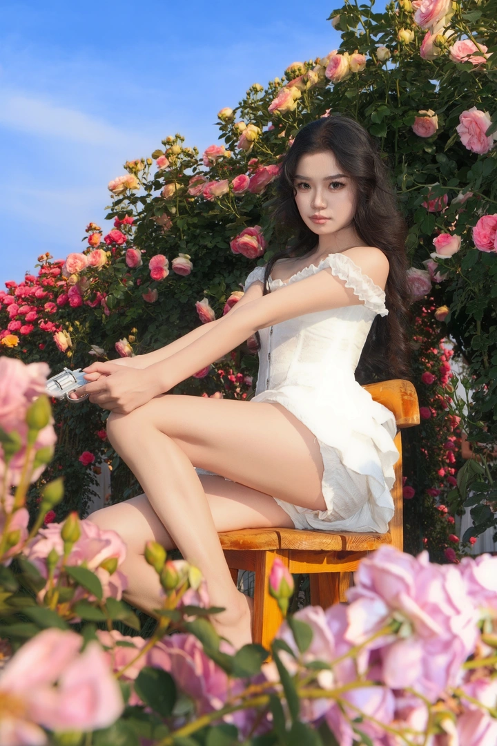 绽放于春天