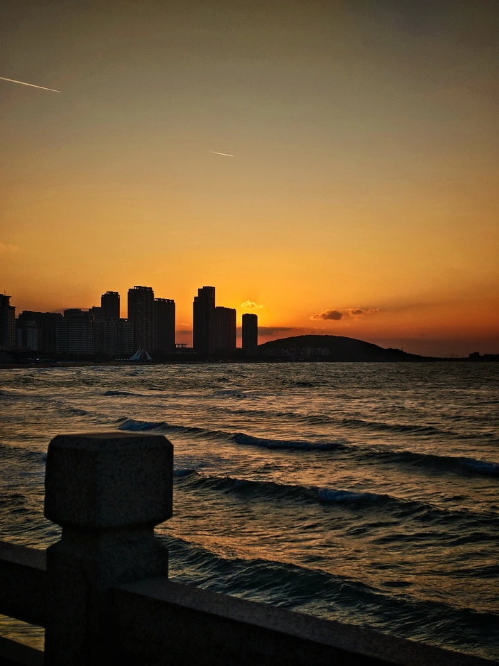 海边的夕阳