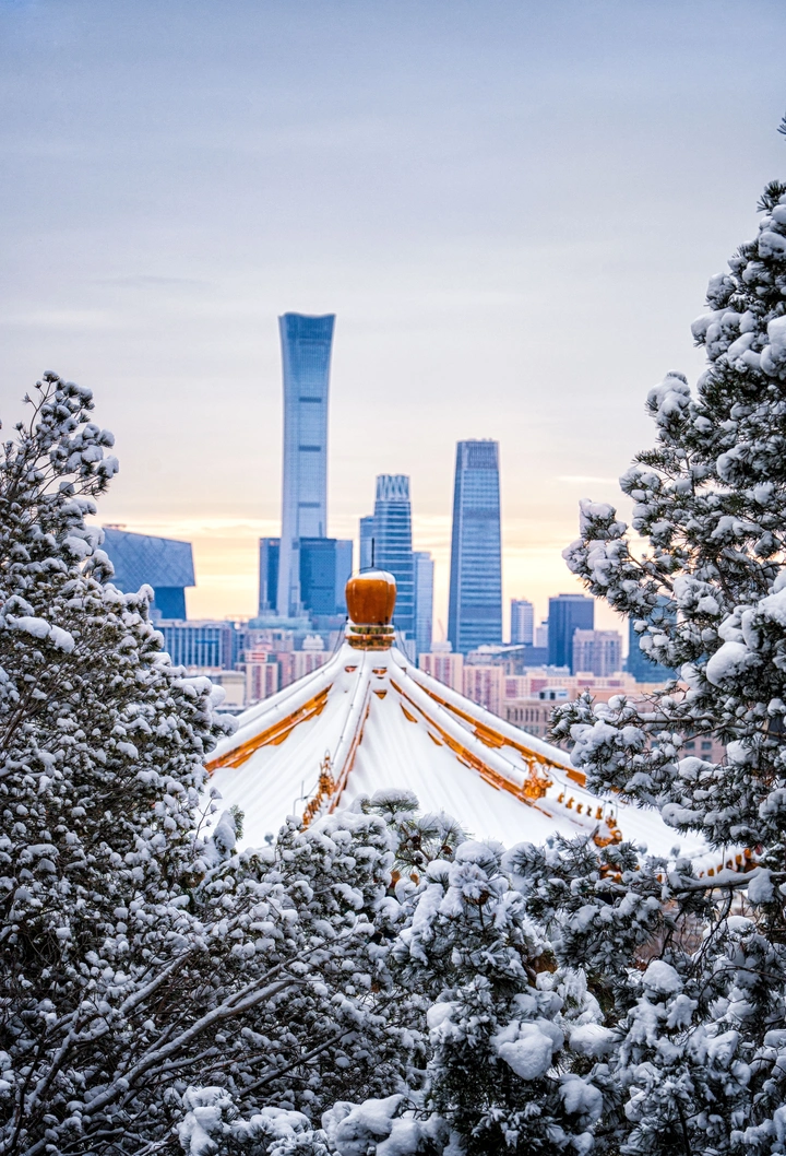 雪-国贸-古亭-日出