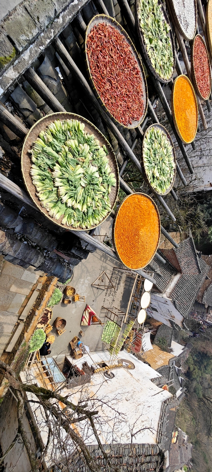 篁岭的农家小院